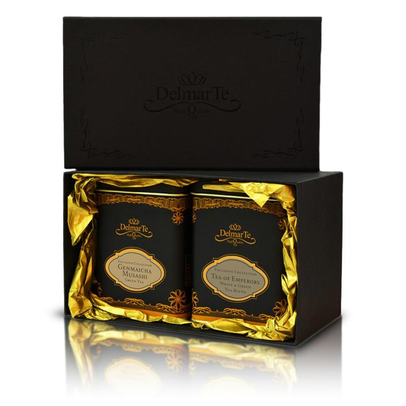 DelmarTe Exclusive Luxury Gift Set - 2 Teas