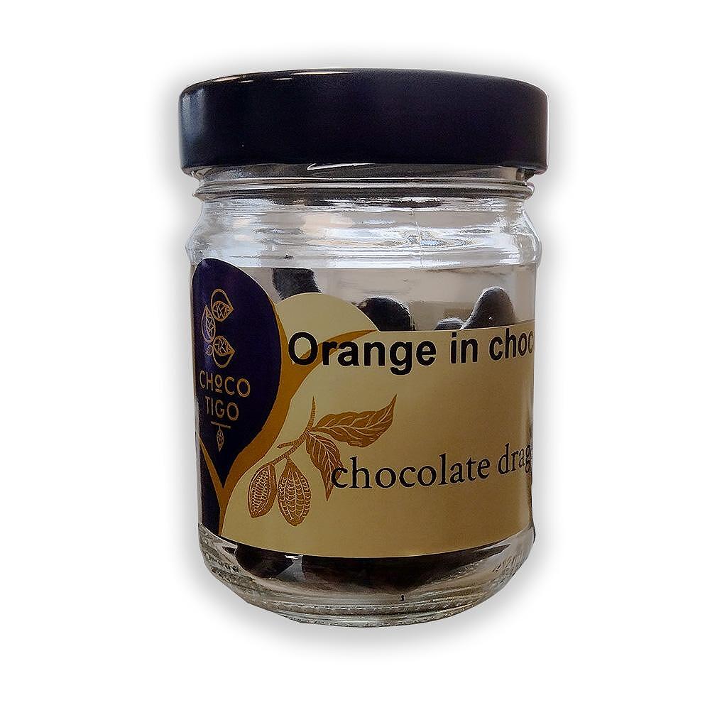 Orange Peel in chocolate glass jar thumbnail