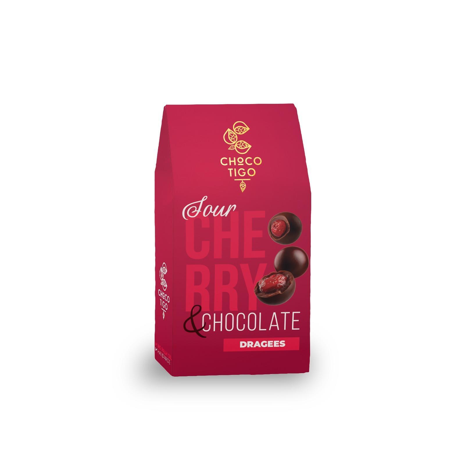 chocolate dragees CHERRY IN CHOCOLATE - paper box thumbnail